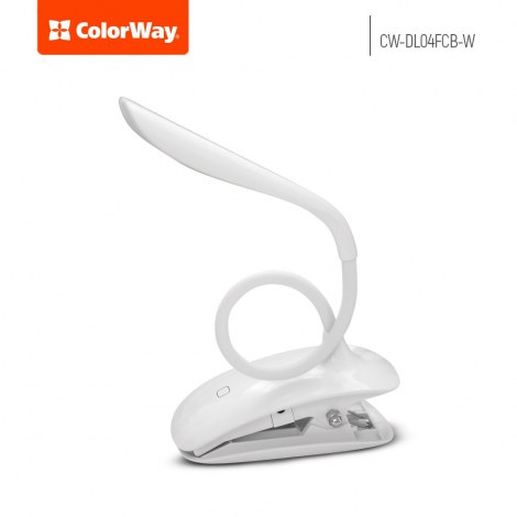 ColorWay | lm | LED Table Lamp Flexible & Clip with built-in battery | White Light: 5500-6000 K | Table lamp - 2